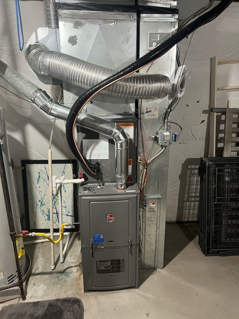Efficient Heating and Cooling with New Rheem Installation image